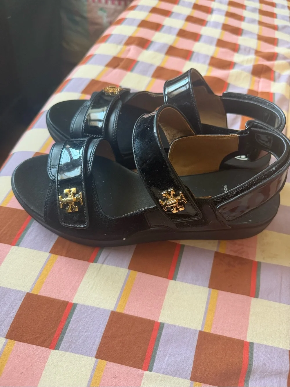 Tory Burch black patent